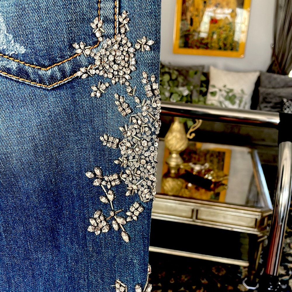 Roberto Cavalli jewels dazzled  Straight Leg Jeans
Size: XS | US2 - Picture 6 of 11